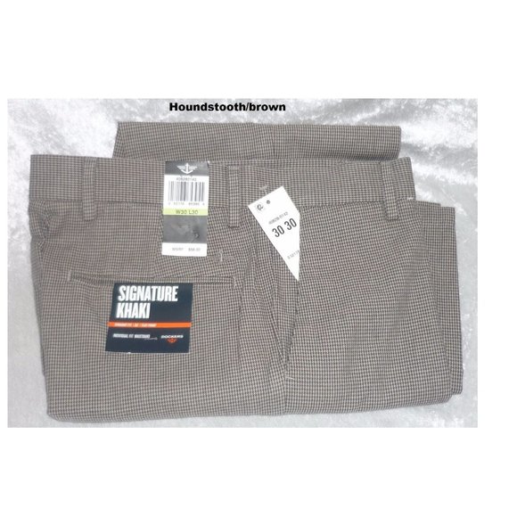 Men's Pants Dockers Signature Straight Flat Front size 30 NEW - Picture 6 of 9